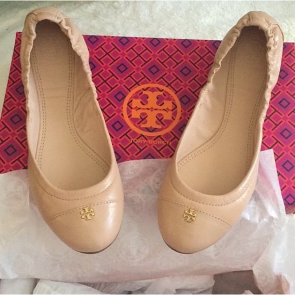 Tory Burch Shoes - Tory Burch Camellia Pink York Ballet Flat NWOT